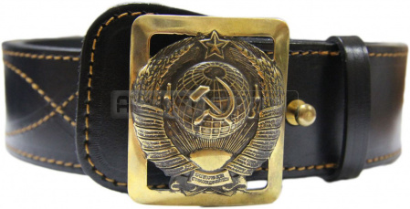 Ремень Stich Profi генеральский с гербом СССР BK (SP71312BK) фото