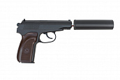 Пистолет Galaxy ПМ с глушителем spring (G.29A)