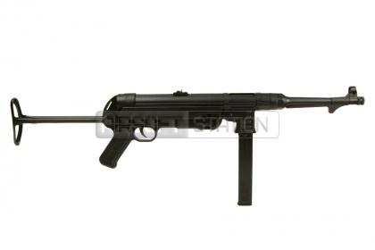 Страйкбольный пистолет-пулемет AGM MP-40 BK (MP007B) фото