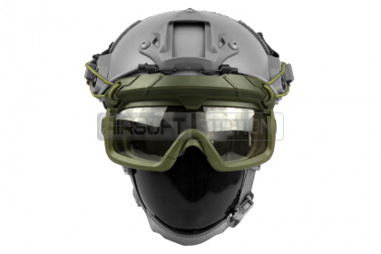 Очки защитные WoSporT для крепления на шлем Ops Core OD (MA-114-OD) фото