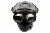Очки защитные WoSporT для крепления на шлем Ops Core BK (DC-MA-114-BK) [3]